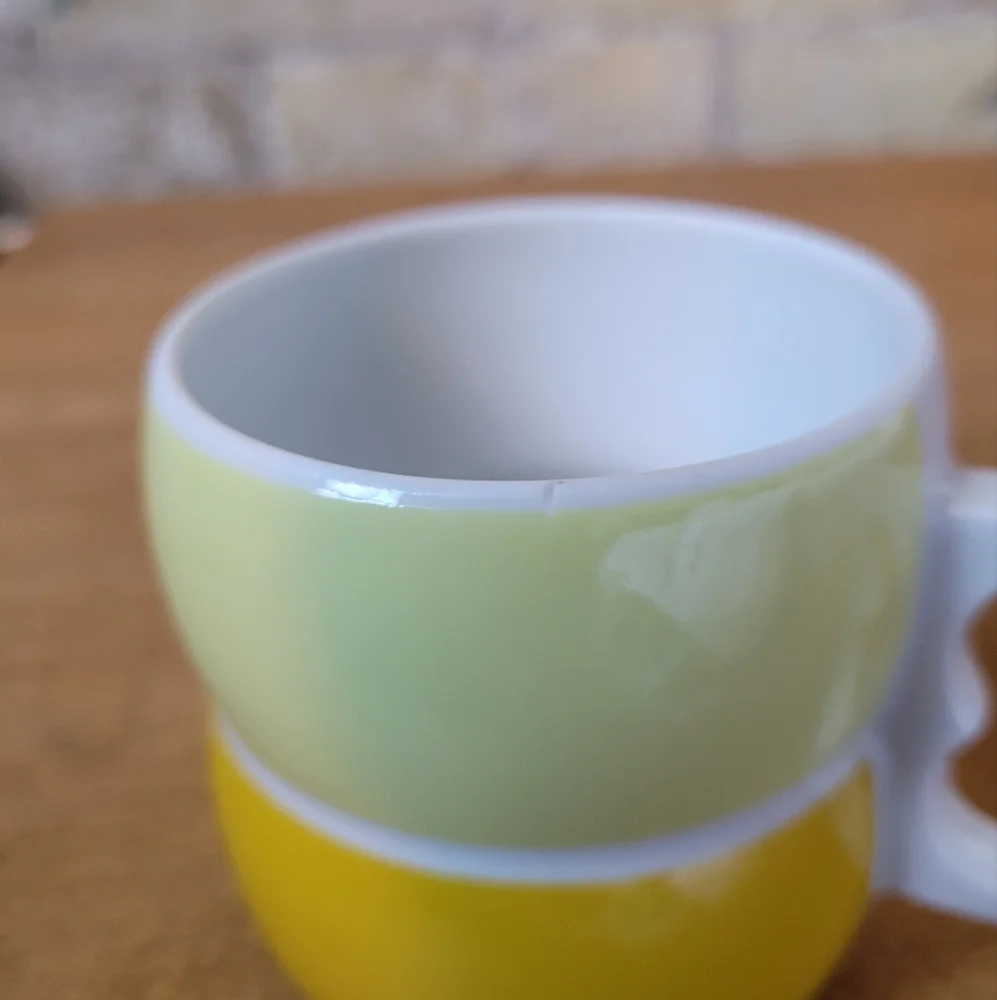 Vintage Block Chromatics Gold Brown 10102 Ceramic Mug Made in Germany - Picture 5 of 6